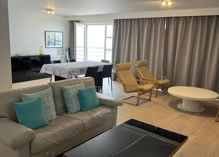 Digue Panoramique Blankberge 3 Ch 6 Pers 2 Sdb Wifi * 布兰肯贝赫